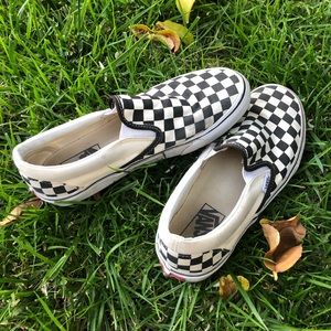 used checkered vans